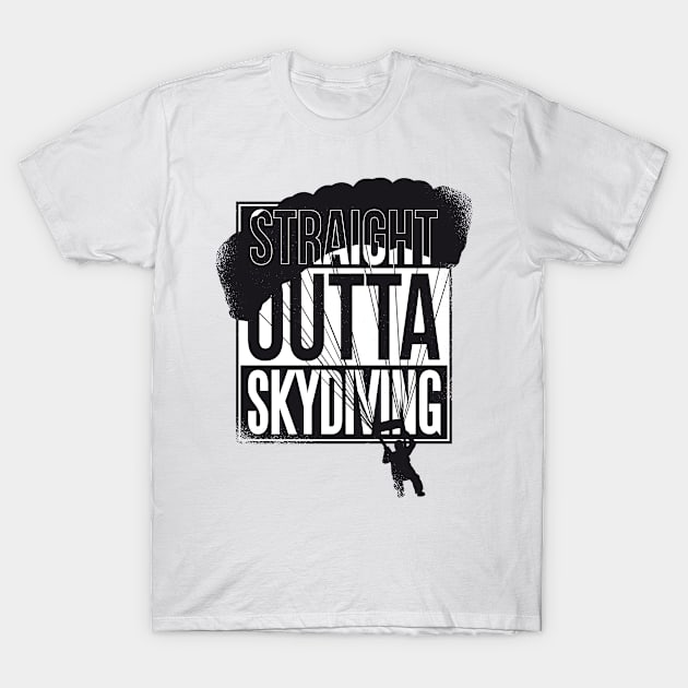 Skydiver Quotes Retro Funny Skydiving Vintage T-Shirt by Visual Vibes